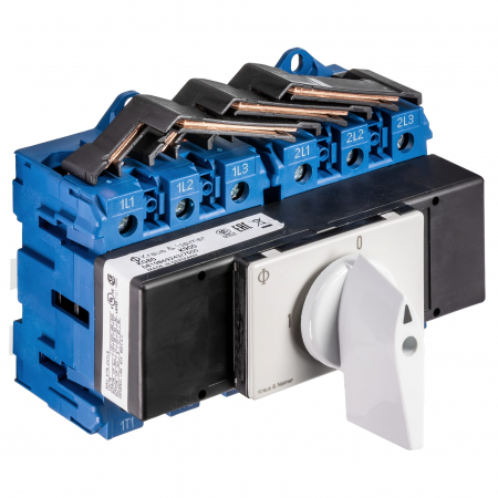 Comutatoare - Comutator modular 3-poli, 80A, 30kW, 1-0-2