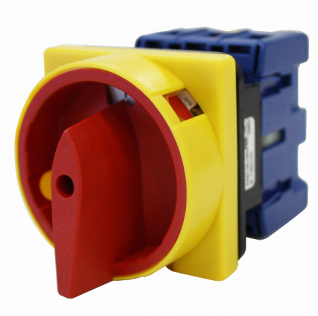 Actionari electrice - Comutator oprire de urgenta, montaj frontal, 3P, 63A, 22kW