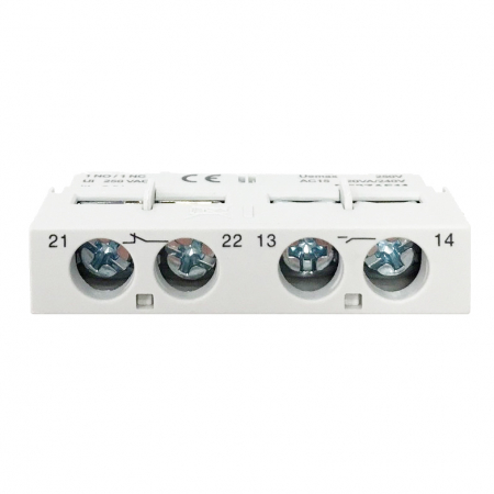 Relee - Contact auxiliar 1ND+1NI, montaj lateral pentru BE2