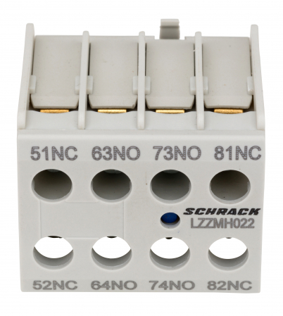 Actionari electrice - Contact auxiliar frontal pentru CUBICO Mini, 2ND+2NI