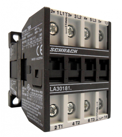 Actionari electrice - Contactor 3-poli, 7,5kW/18A AC3, 32A AC1, 1ND, 230VAC