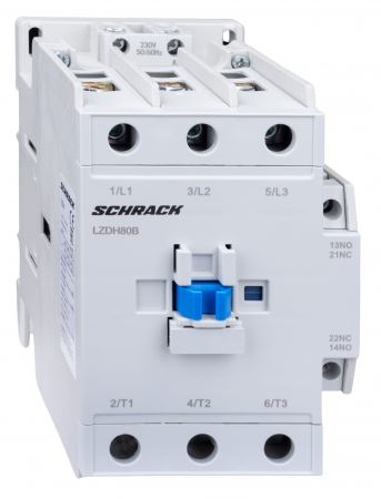 Actionari electrice - Contactor 3 poli, CUBICO High, 37kW, 80A, 1ND+1NI, 230Vc.a.