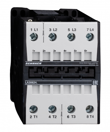 Actionari electrice - Contactor, 30kW, 62A AC3, 120A AC1, 4-pole, 230VAC