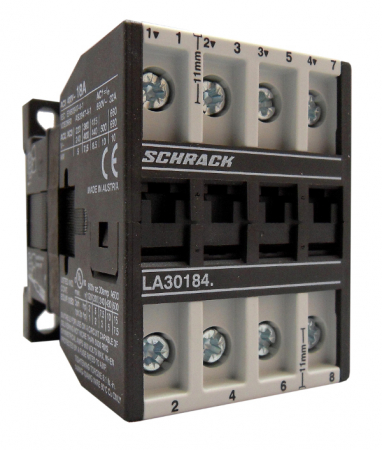 Actionari electrice - Contactor 4-poli, 7,5kW/18A AC3, 32A AC1, 230VAC