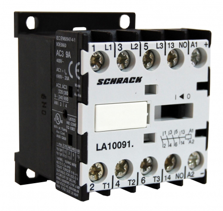 Echipamente Schrack - Contactor auxiliar miniatura 3pol/1ND-230VAC 10A
