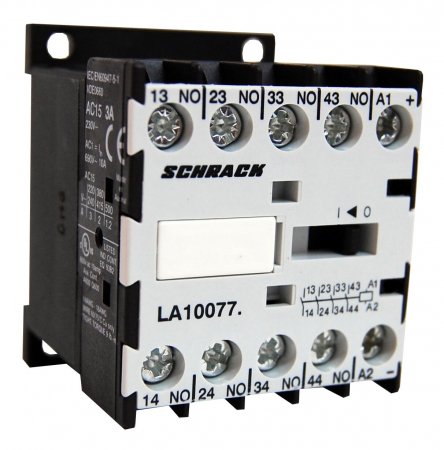 Echipamente Schrack - Contactor auxiliar miniatura 4ND/230VAC 10A