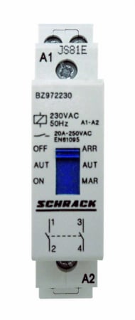 Echipamente Schrack - Contactor de preselectie 20A, 4ND, 230 VAC