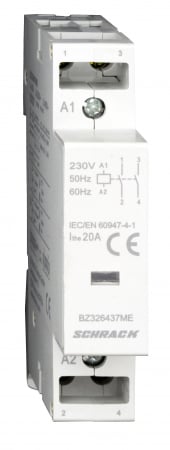 Actionari electrice - Contactor modular 1UH, 20A, 1ND+1NI, 230VAC