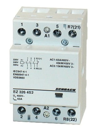 Actionari electrice - Contactor modular 1UH, 20A, 2ND, 24VAC