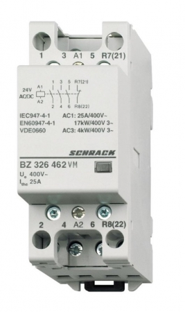 Actionari electrice - Contactor modular 2UH, 25A, 3ND+1NI, 230VAC