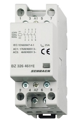 Actionari electrice - Contactor modular (2UH) 25A, 4ND, 230Vca&cc