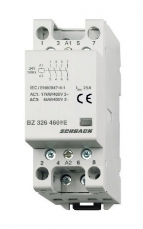 Actionari electrice - Contactor modular (2UH) 25A, 4ND, 24Vca&cc