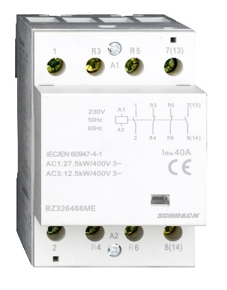 Actionari electrice - Contactor modular 2UH, 25A, 4NI, 230VAC