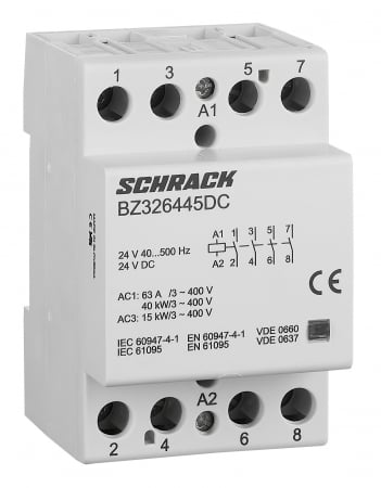 Actionari electrice - Contactor modular 3UH, 63A, 3ND+1NI, 230VAC