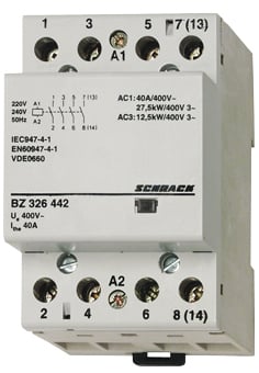 Actionari electrice - Contactor modular 3UH, 63A, 4ND, 24Vca/cc