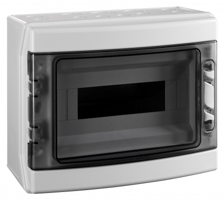 Tablou electric - Dulap distrib. apl. IP65, 24UH, 2 rand. cu usa transparenta