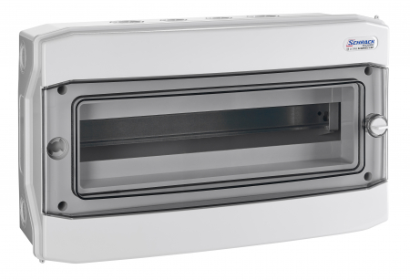 Tablou electric - Dulap distrib. apl. IP65, 6UH pe 1 rand, cu usa transparenta