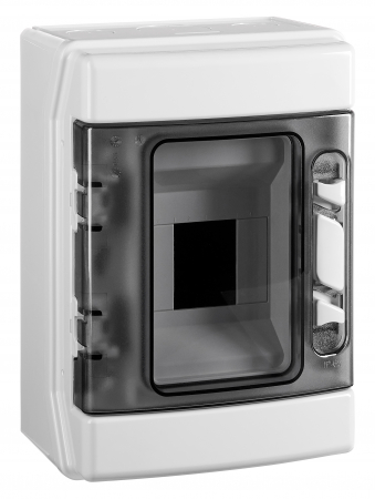 Tablou electric - Dulap distrib. apl. IP65, 8UH pe 1 rand, cu usa transparenta