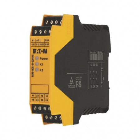 Relee - ESR5-NOS-31-230VAC, Modul: releu de siguranta, 230V AC, 24V DC, IN: 3, pentru sina DIN