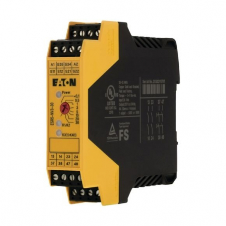 Relee - ESR5-NV3-30, Modul: releu de siguranta, 24V DC, IN: 4, pentru sina DIN, ESR5