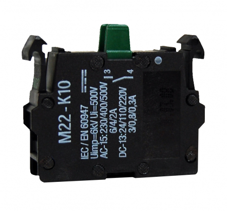 Echipamente Schrack - Element de contact ND, conexiune cu surub, montaj frontal