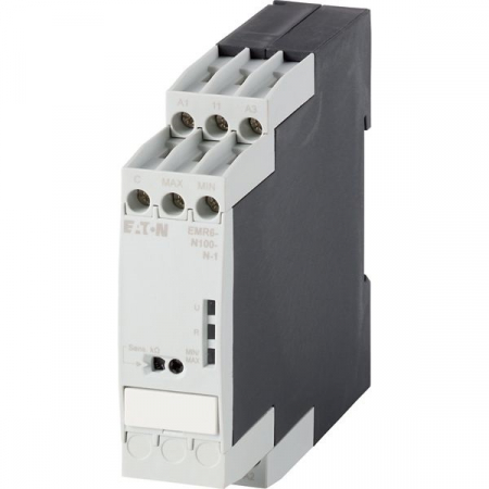 Relee - EMR6-N100-N-1, Releu de monitorizare a nivelului, nivel lichid conductor, Us=220-240V AC, 1 CO contact