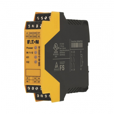 Relee - ESR5-NO-21-24VAC-DC, Modul: releu de siguranta, 24VAC, 24VDC, IN: 2, pentru sina DIN