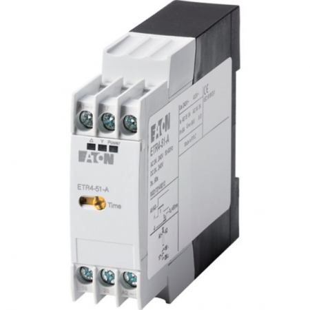 Releu de timp - ETR4-51-A, Releu de timp, 3 s ÷ 60 s, SPDT, 250V AC / 3A, Ualim: 24 ÷ 240V AC, 24 ÷ 240V DC, ETR4