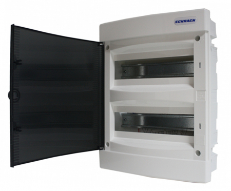 Tablou electric - Flush-mounted enclosure 2-rows, 24MW, for partition wall