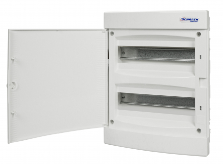 Tablou electric - Flush-mounted enclosure 2-rows, 24MW, for partition wall