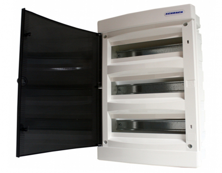 Tablou electric - Dulap distrib. incastr. 1 randuri, 24UH, usa transp.