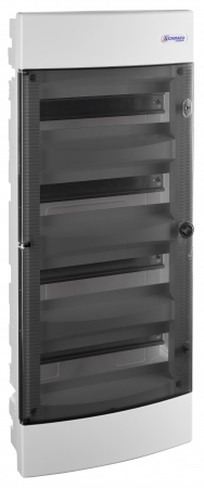 Tablou electric - Dulap distrib. incastr. 1r-8 UH, usa din plastic alb mat