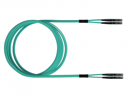 Echipamente Schrack - FO Patch Cord Premium, Duplex, E2000/E2000, G50/125 OM3, 10m