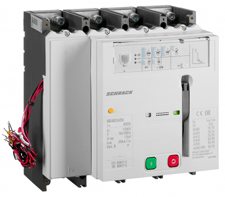 Echipamente Schrack - Intreruptoare automate compacte MX cu Motor, marime 4, 70kA