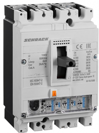 Echipamente Schrack - Intreruptoare automate compacte MX, marime 2, 3 poli, 36kA