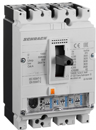 Echipamente Schrack - Intreruptoare automate compacte MX, marime 2, 3 poli, 50kA