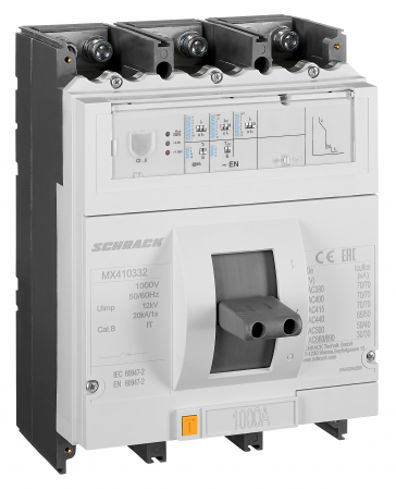 Echipamente Schrack - Intreruptoare automate compacte MX, marime 4, 3 poli, 70kA