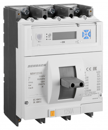 Echipamente Schrack - Intreruptoare automate compacte MX, marime 4, 3 poli, 70kA