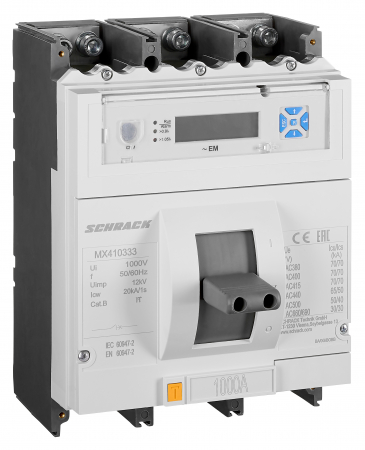 Echipamente Schrack - Intreruptoare automate compacte MX, marime 4, 3 poli, 70kA