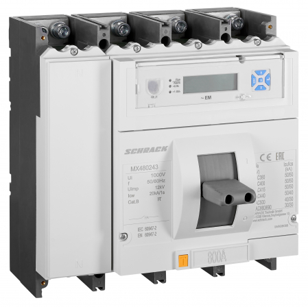 Echipamente Schrack - Intreruptoare automate compacte MX, marime 4, 4 poli, 50kA