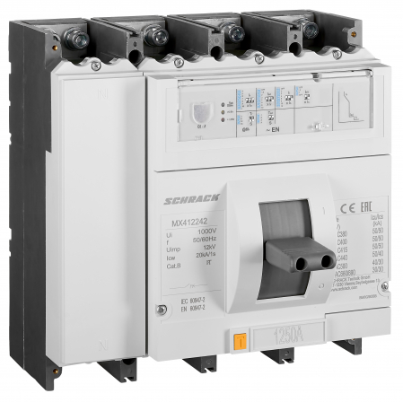 Echipamente Schrack - Intreruptoare automate compacte MX, marime 4, 4 poli, 50kA