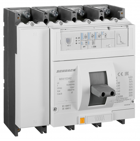 Echipamente Schrack - Intreruptoare automate compacte MX, marime 4, 4 poli, 70kA