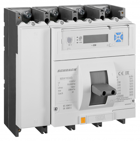 Echipamente Schrack - Intreruptoare automate compacte MX, marime 4, 4 poli, 70kA