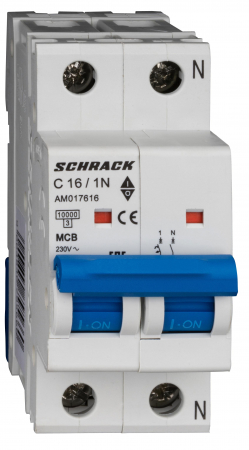 Sigurante automate - Intreruptor automat AMPARO 10kA, C 20A, 1+N