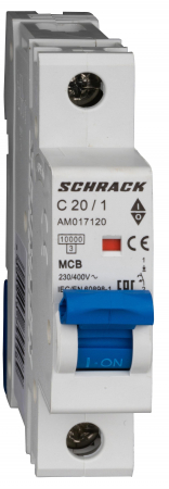1 Pol - Intreruptor automat AMPARO 10kA, C 25A, 1 pol
