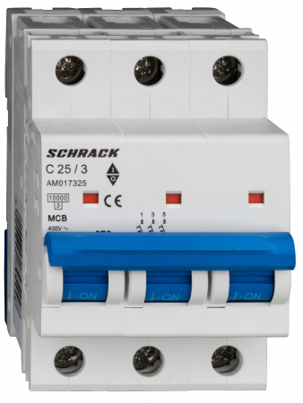 3 Poli - Intreruptor automat AMPARO 10kA, C 32A, 3 poli