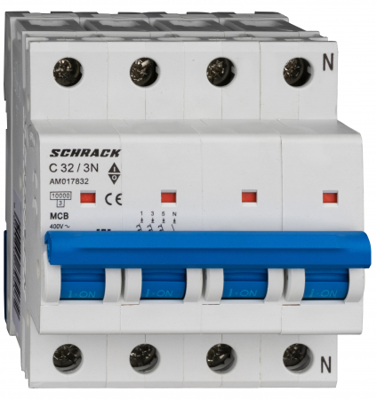 Sigurante automate - Intreruptor automat AMPARO 10kA, C 40A, 3+N