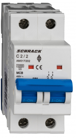 Sigurante automate - Intreruptor automat AMPARO 10kA, C 4A, 2 poli