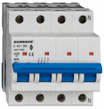 Sigurante automate - Intreruptor automat AMPARO 10kA, C 50A, 3+N