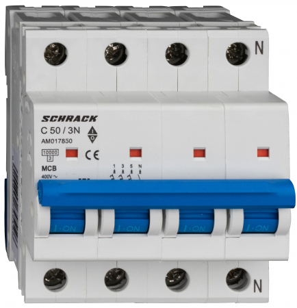Sigurante automate - Intreruptor automat AMPARO 10kA, C 63A, 3+N